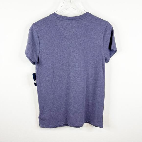 NWT Lucky Brand x AC/DC Studded Tee S Blue - Picture 3 of 9